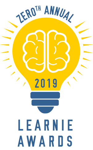 2019 Zeroth Annual Learnie Awards logo